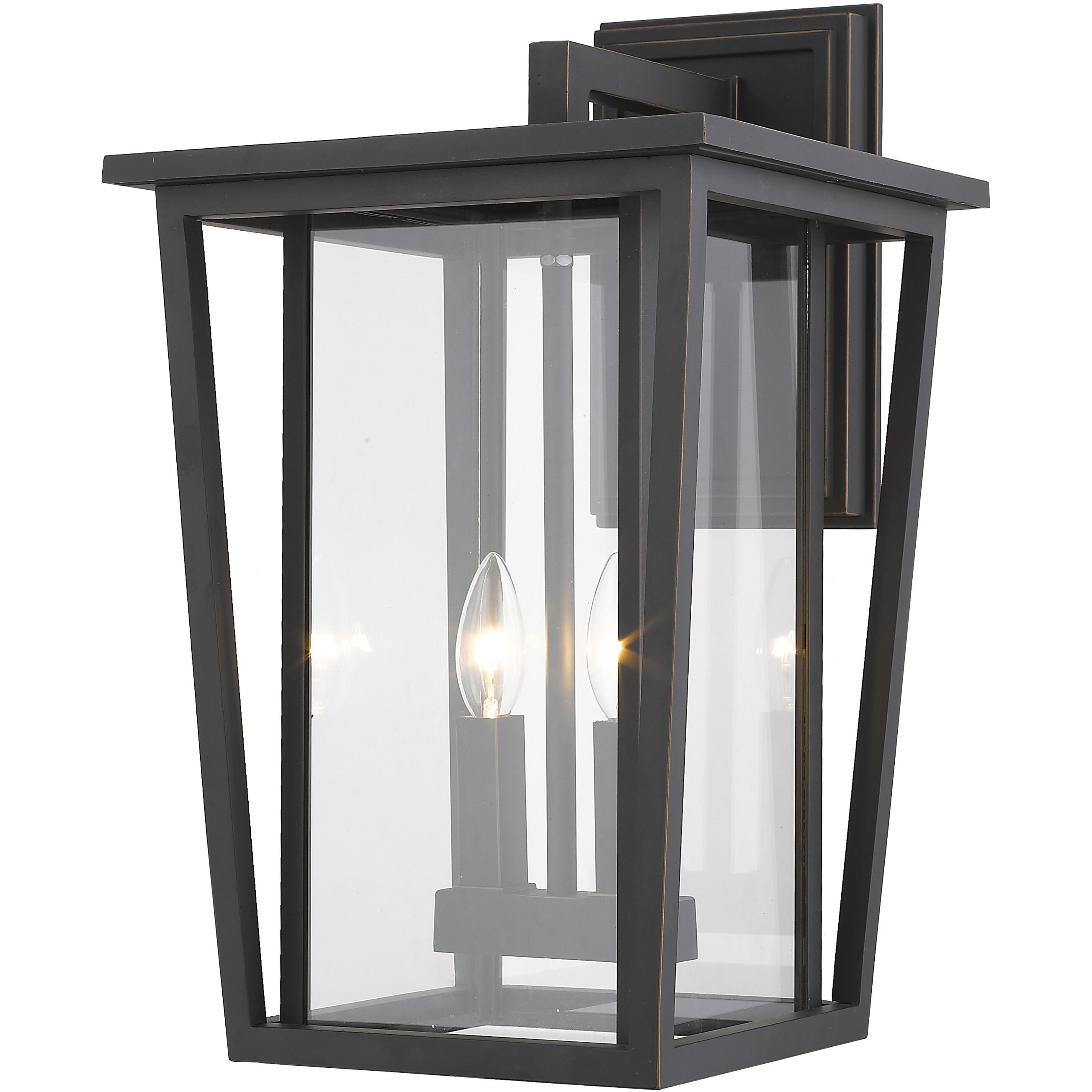 Seoul 2 Light 11.25 inch Outdoor Wall Light