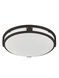 Titania 3 Light 16 inch Bronze Flush Mount Ceiling Light