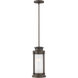 Briggs 1 Light 8.75 inch Buckeye Bronze Outdoor Hanging Lantern