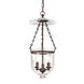 Hampton 3 Light 10.25 inch Old Bronze Pendant Ceiling Light in C3