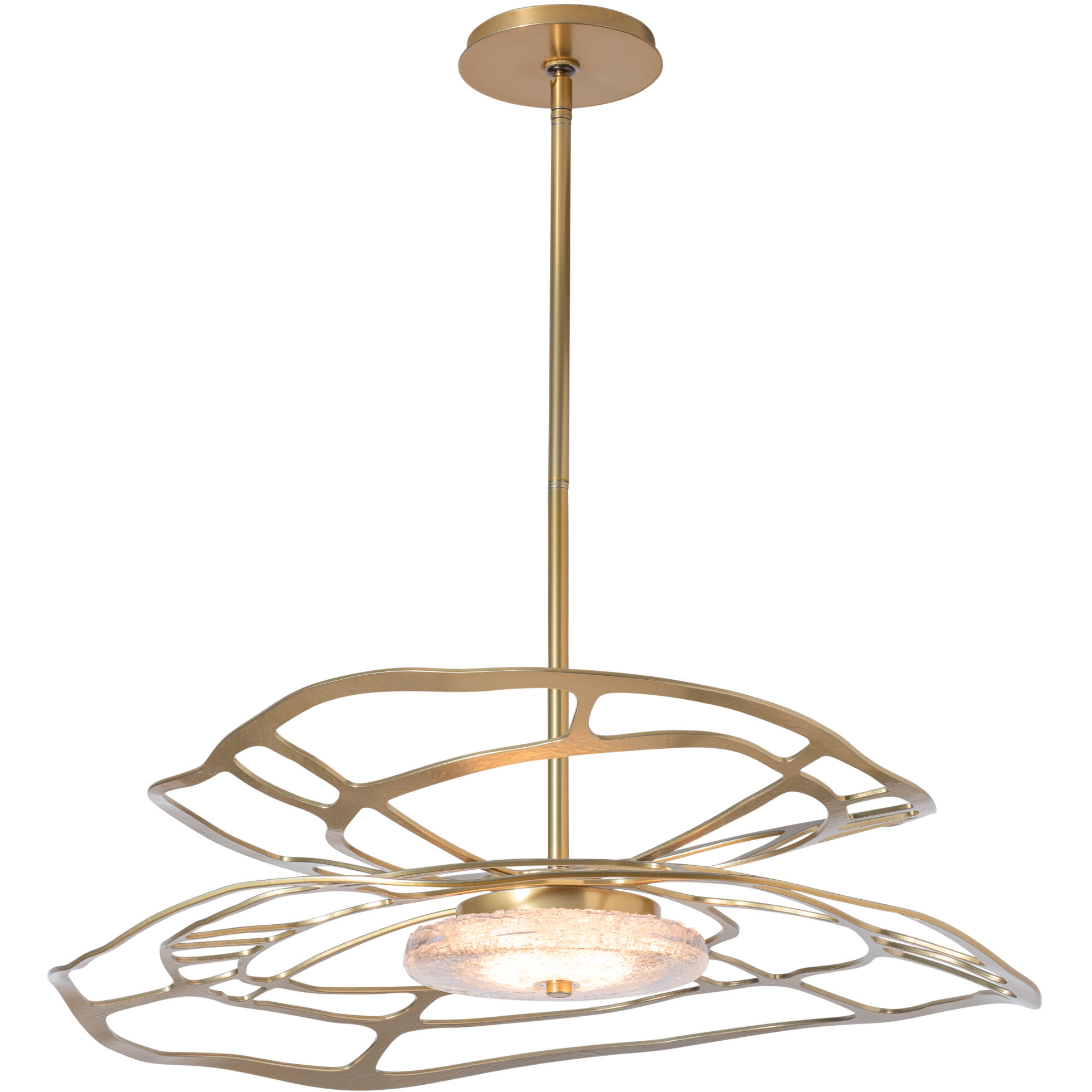 Muse LED 30.6 inch Modern Brass Pendant Ceiling Light