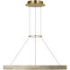Sean Lavin Ashok LED 31 inch Hand Rubbed Antique Brass Chandelier Ceiling Light