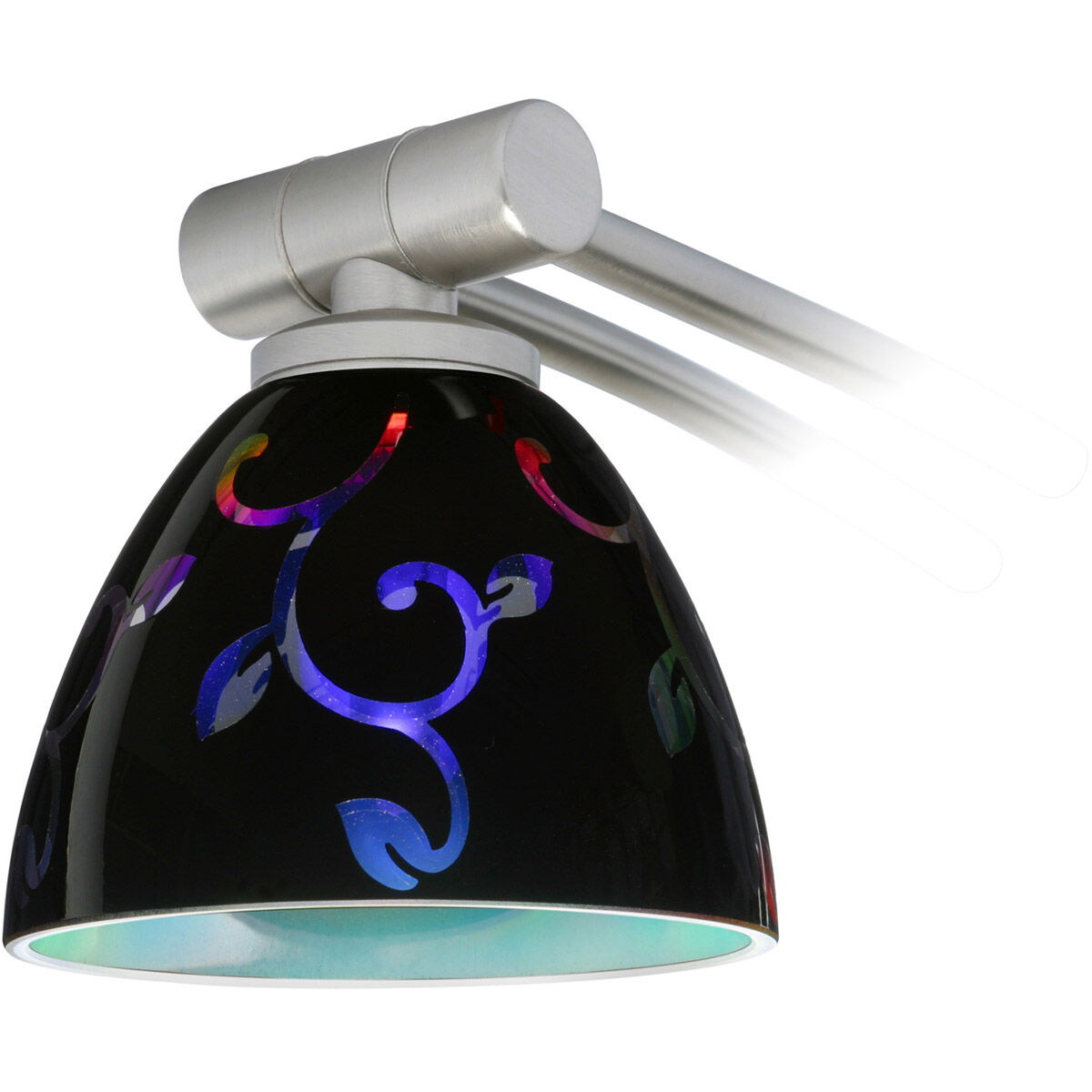 Divi 1WW 13 inch 50 watt Satin Nickel Swing Arm Sconce Wall Light