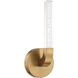 Del Mar LED 5.25 inch Warm Brass Wall Sconce Wall Light