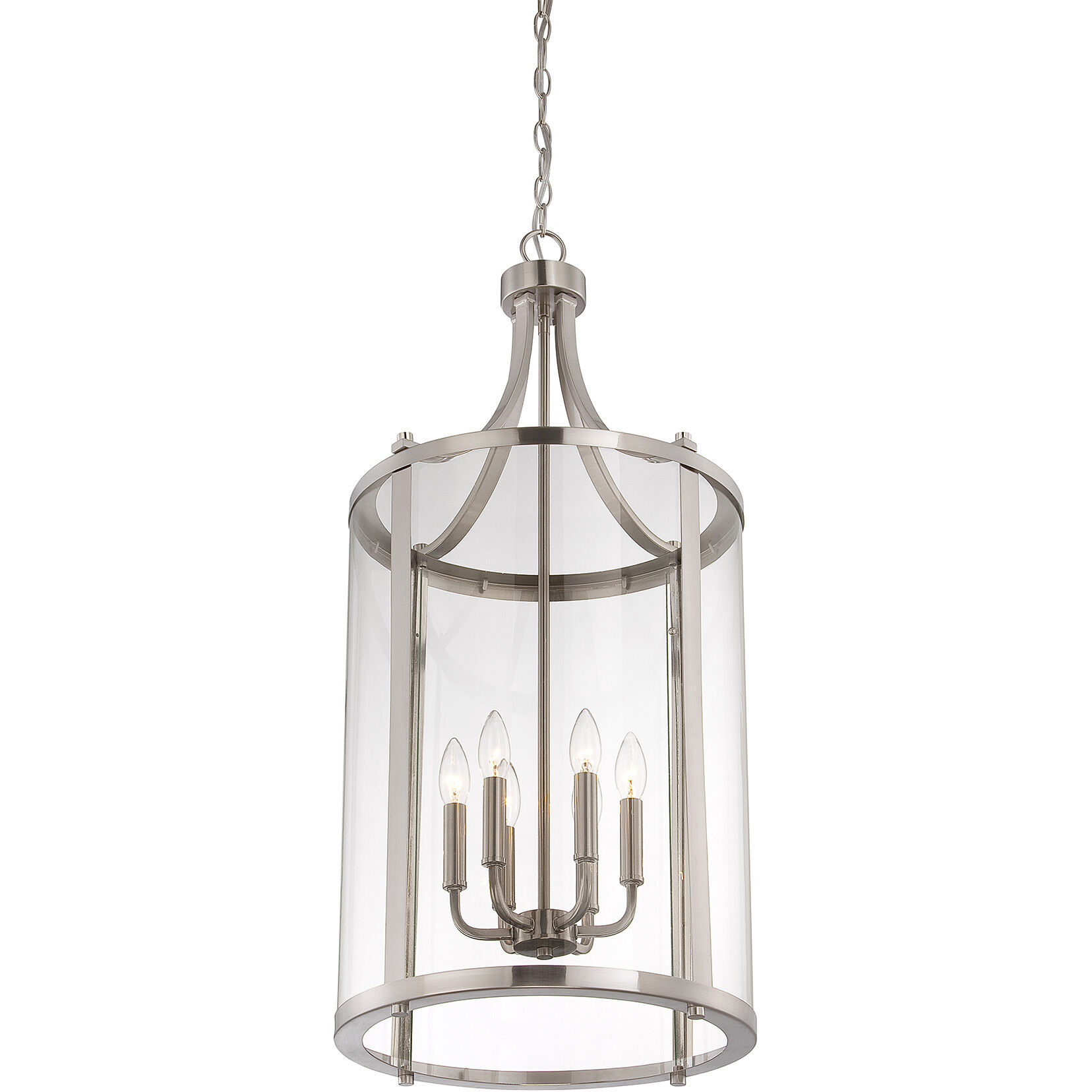 Penrose 6 Light 16 inch Satin Nickel Pendant Ceiling Light, Essentials