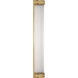 Marie Flanigan Menil LED 4.25 inch Soft Brass Linear Bath Sconce Wall Light