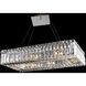 Baguette 8 Light 12 inch Chrome Pendant Ceiling Light