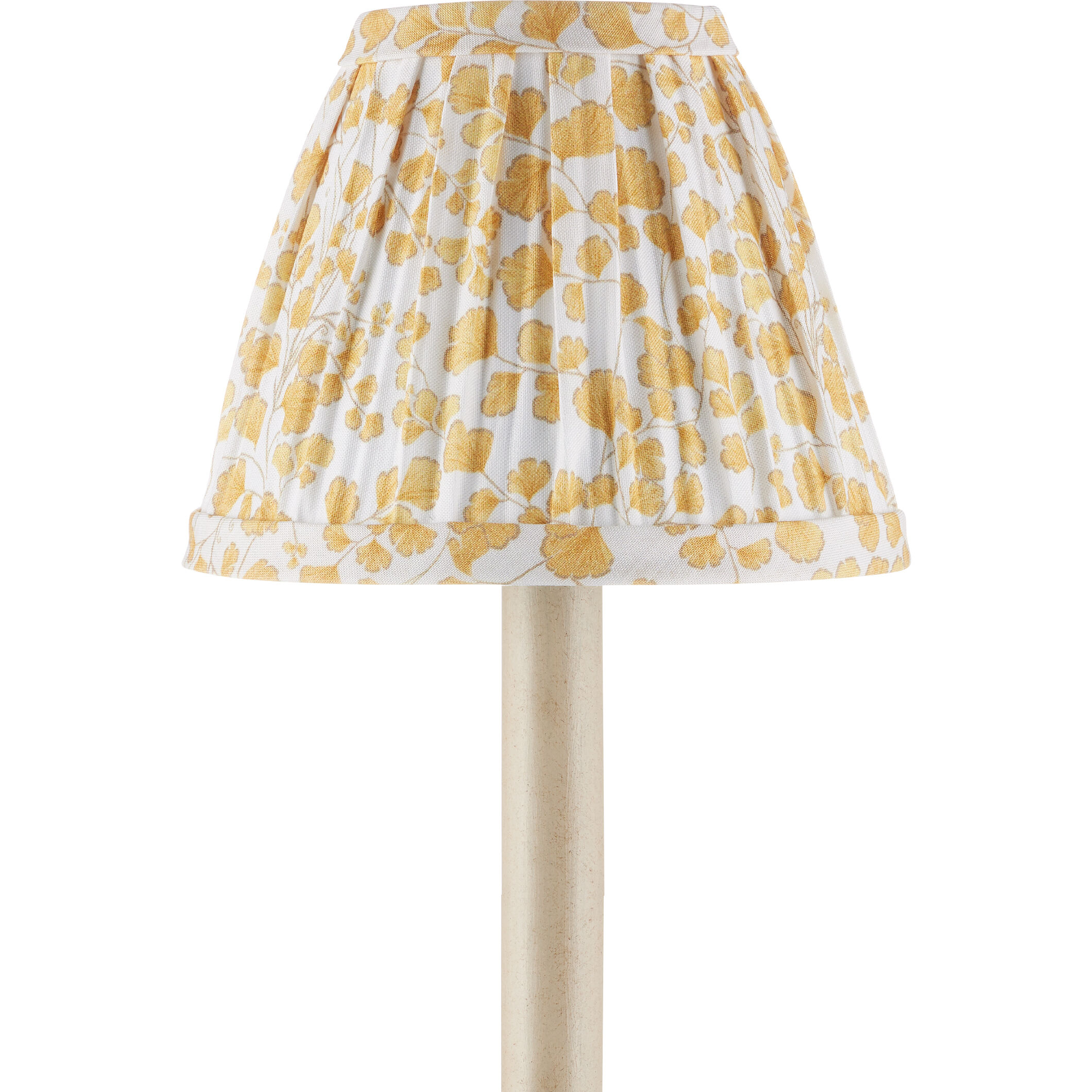 Maiden Fern Yellow/Ivory Tapered Chandelier Shade