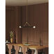 Calla 52 inch Brushed Gold Linear Pendant Ceiling Light in Matte Opal Glass