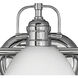 Rowan 3 Light 24.25 inch Chrome Vanity Light Wall Light