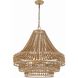 Silas 6 Light 26.75 inch Burnished Silver Chandelier Ceiling Light