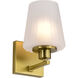 Lune 5.25 inch Vintage Brass Vanity Wall Light
