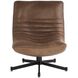 Eduarda Medium Brown Distressed Leather Arm Chair