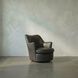 Hotchkiss Boyce Black Swivel Arm Chair