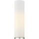 Stratford 1 Light 13.5 inch Silver Outdoor Sconce in White Glass