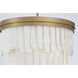 Briscade 6 Light 18 inch Painted Legacy Brass Semi Flush Ceiling Light
