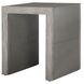 Aerina 24 X 20 inch Light Gray Faux Shagreen and Aged White with Gray End Table