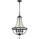 Sean Lavin Nori 4 Light 17.13 inch Dark Weathered Zinc / Driftwood Grey Chandelier Ceiling Light