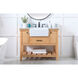 Clement 42 X 22 X 34.13 inch Natural Wood Bathroom Vanity Cabinet