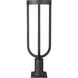 Leland LED 28.25 inch Sand Black Outdoor Pier Mounted Fixture