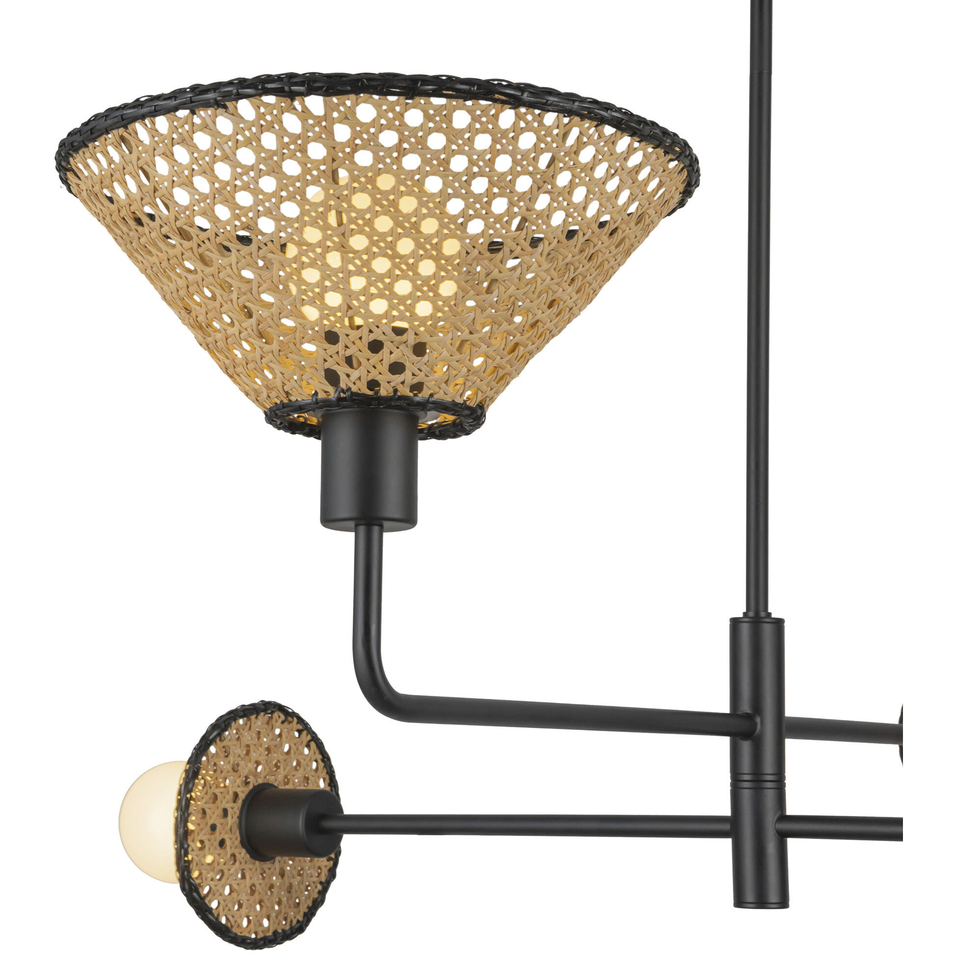 Alora Mood Piper 4 Light 39.88 inch Matte Black Chandelier Ceiling Light