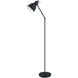 Priddy 54.33 inch 40.00 watt Black Floor Lamp Portable Light