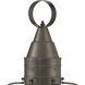 Classic Onion 1 Light 17.5 inch Bronze Outdoor Post Light