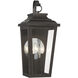 Minka-Lavery Great Outdoors Irvington Manor 2 Light 19 inch Chelesa Bronze Outdoor Pocket Lantern in Incandescent, Clear Glass 72170-189-C - Open Box
