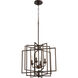 Hammond 4 Light 19 inch Oiled Bronze Pendant Ceiling Light
