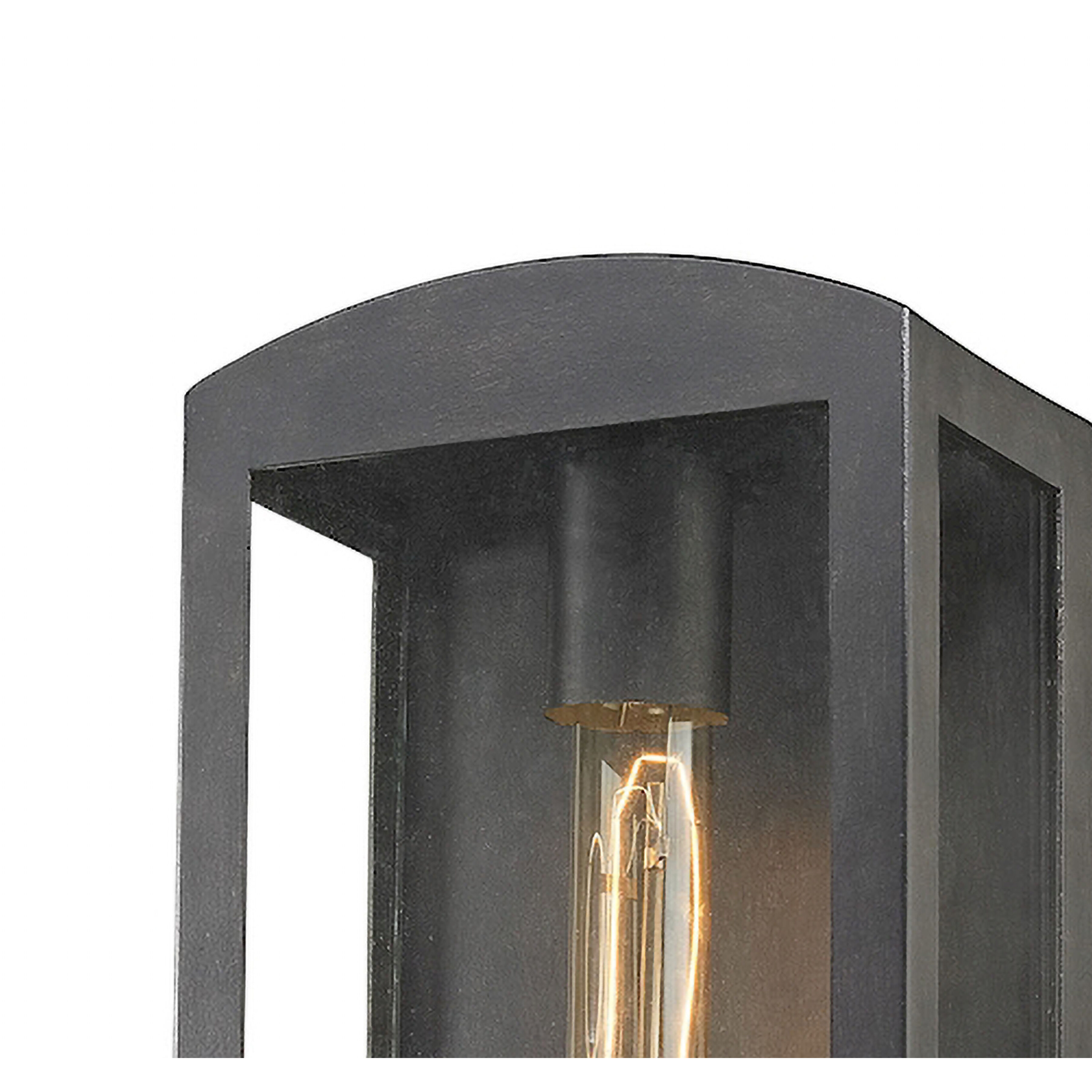 Trenton 1 Light 17 inch Blackened Bronze Outdoor Wall Sconce