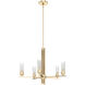 Gatz 5 Light 24 inch Alturas Gold Chandelier Ceiling Light