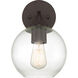 Farmhouse Outdoor Wall Lantern in Oil Rubbed Bronze