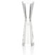 Crystal Hourglass III 14 X 4.25 inch Candleholder