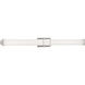Phase 2.2 LED LED 48 inch Brushed Nickel Linear Bath Bar Wall Light, Progress LED