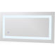 Helios 36 X 18 inch Silver Lighted Wall Mirror
