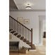 Dalvor 3 Light 15 inch Dark Bronze Semi-Flush Mount Ceiling Light