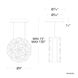 Beyond Bramble LED 9 inch Black Mini Pendant Ceiling Light