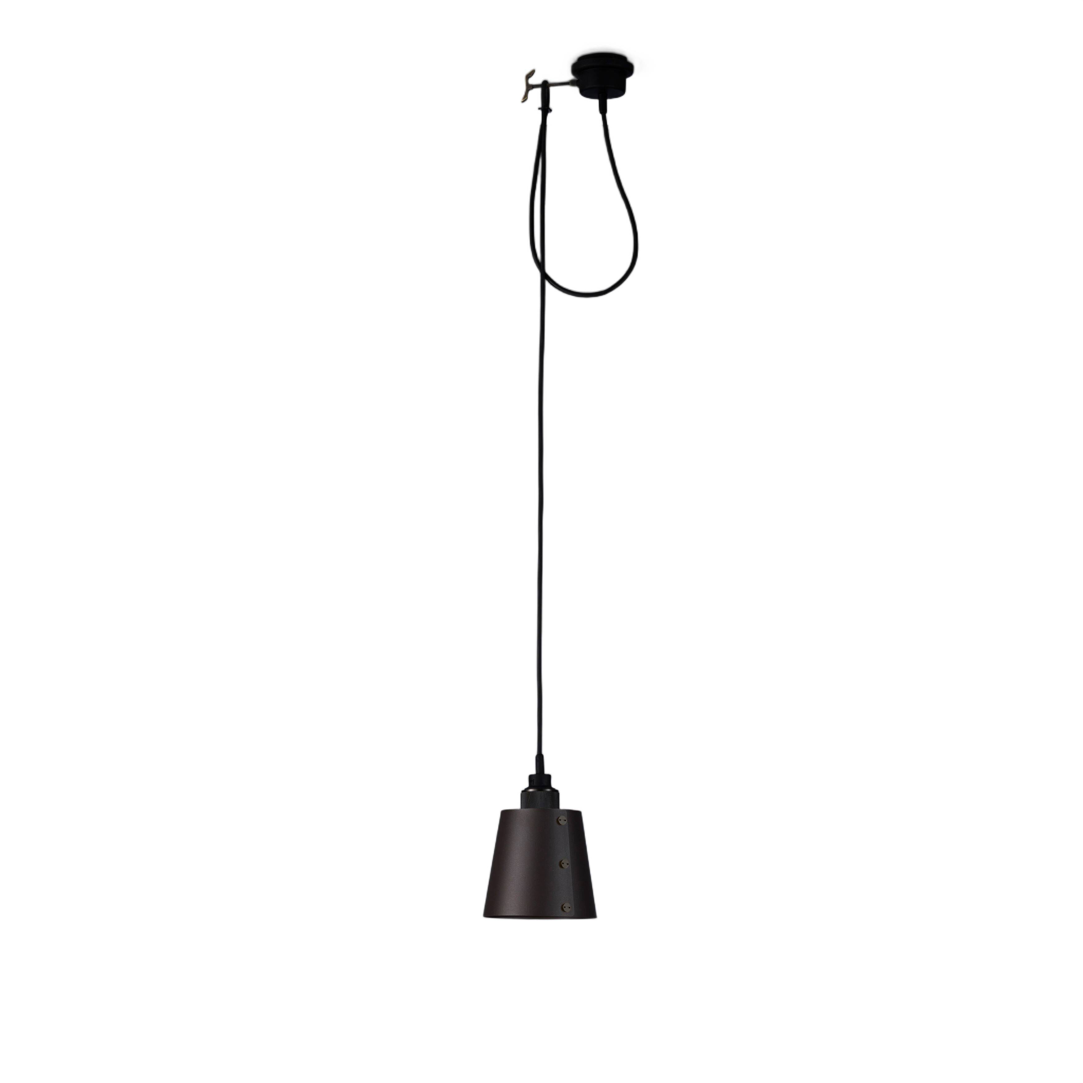 Hooked 1.0 LED 5.51 inch Graphite / Smoked Bronze Pendant Ceiling Light