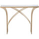 Seraphine 47.2 X 11.8 inch Golden and White Console