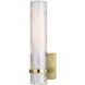 Vilo LED 4.5 inch Golden Brass Bathroom Light Wall Light
