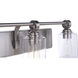 Romero 3 Light 24 inch Brushed Polished Nickel Vanity Light Wall Light