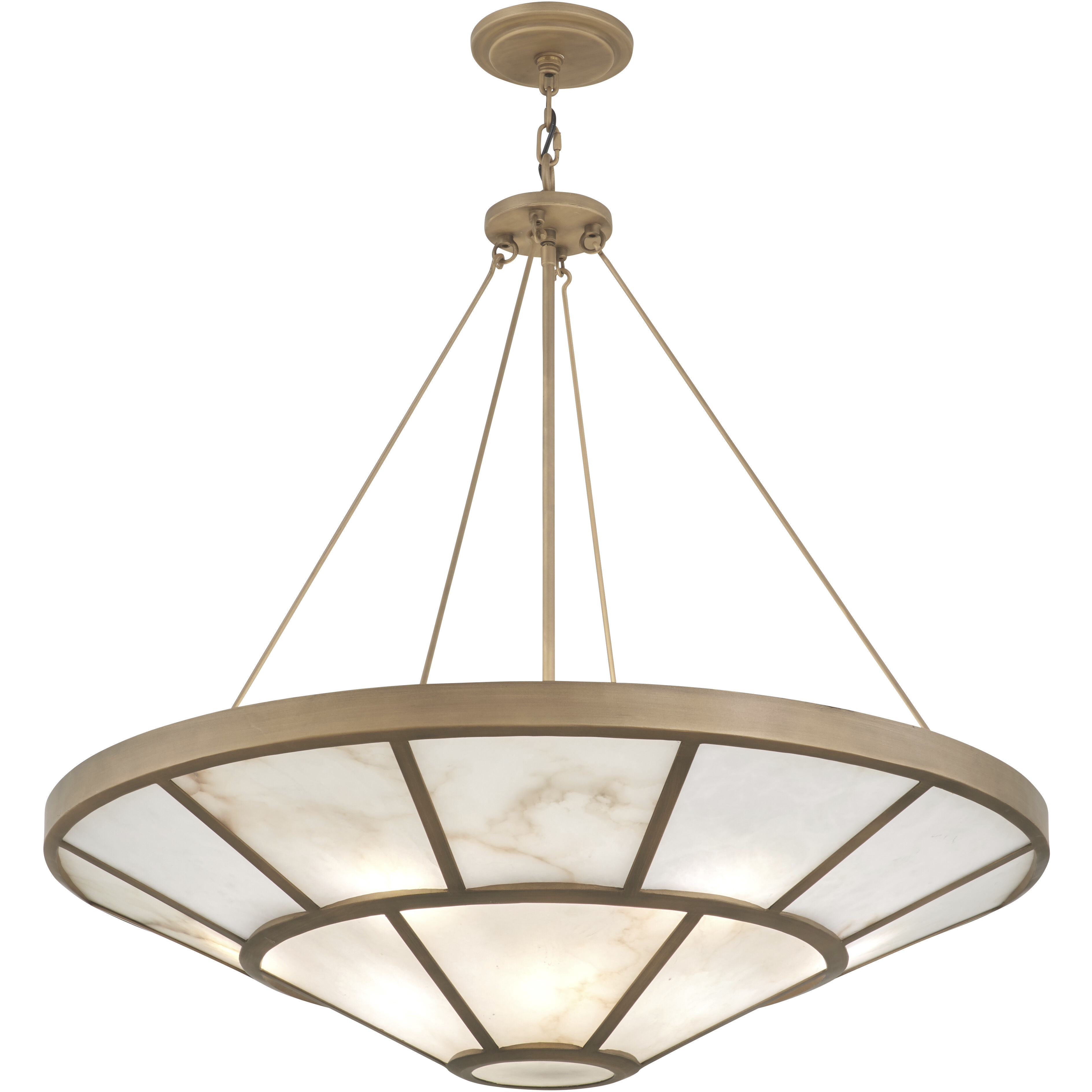 Istria 12 Light 36 inch Ashen Gold Pendant Ceiling Light