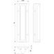 Hy50 LED 16 inch Sand Black Outdoor Wall Sconce