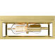 Canada 2 Light 12 inch Gold Flush Mount Ceiling Light