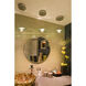 Fabius LED 7 inch Polished Chrome Mini Pendant Ceiling Light