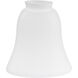 myFanimation Opal Frosted Shiny Fan Light in Opal Frost Shiny