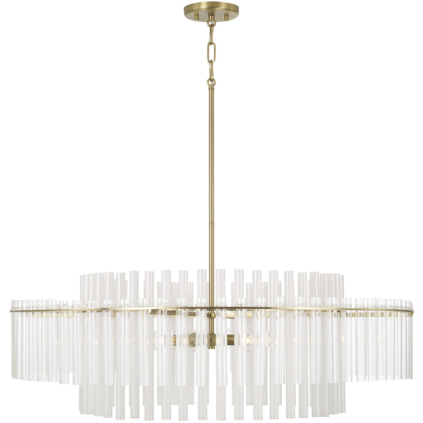 Blair 6 Light 36 inch Aged Brass Pendant Ceiling Light
