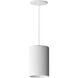 Fabiana LED 5 inch Matte White Pendant Ceiling Light