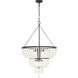 Rylee 8 Light 24.75 inch Matte Black Chandelier Ceiling Light