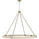 Delaney 12 Light 47.75 inch Matte Brass Chandelier Ceiling Light